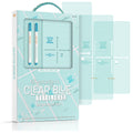 Kimberbell Clear Blue Tiles: Expansion Set (22 Pcs) for Larger Hoop Sizes, at-Home Quilting System On Your Embroidery Machine, Custom Block-by-Block Quilting, Allover Quilting Patterns