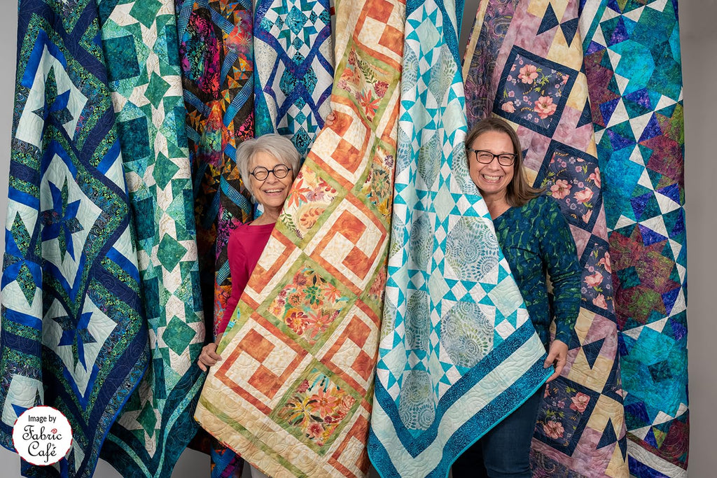 2025 Fabulous 5-Yard Quilts by Fabric Café – 8 New Quilt Patterns Using 5 Yards of Fabric – Simple Quilting Method with Instructions for Queen/King Enlargement