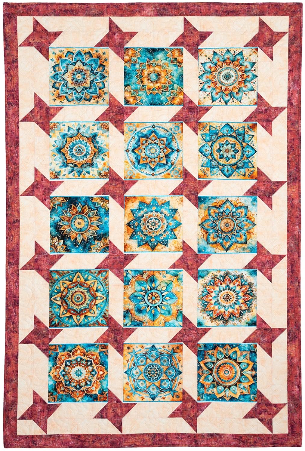 Fabric Cafe Panel Perfect 3-Yard Quilts Book – 8 Easy Quilt Patterns for Panels – Use with 1-Yard Cuts – Beginner Friendly Quilting Book with Diagrams & Fabric Guides