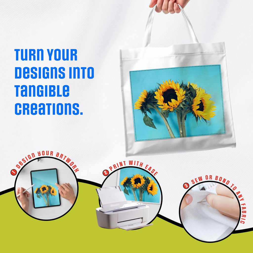 Ink Jet Fabric Cotton Sheets (8.5 x 11-Inches)