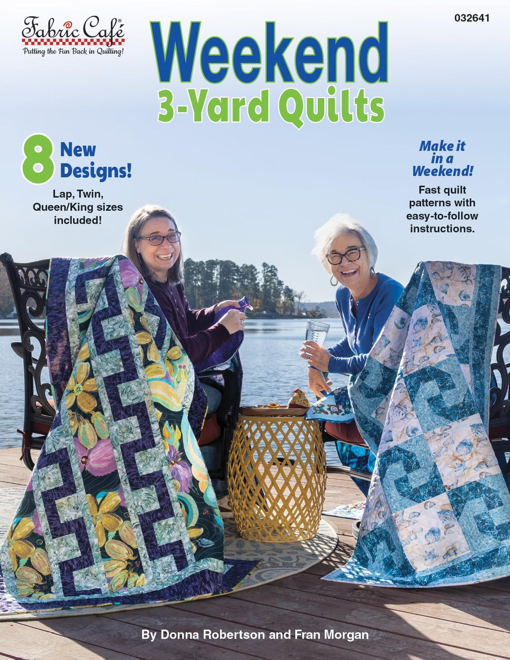 Fabric Café Weekend 3-Yard Quilts Book – 8 Fast & Easy Beginner Quilt Patterns | Make a Quilt in a Weekend | Uses Only 3 Yards of Fabric | No Half-Square Triangles | Lap, Twin & Queen/King Sizes