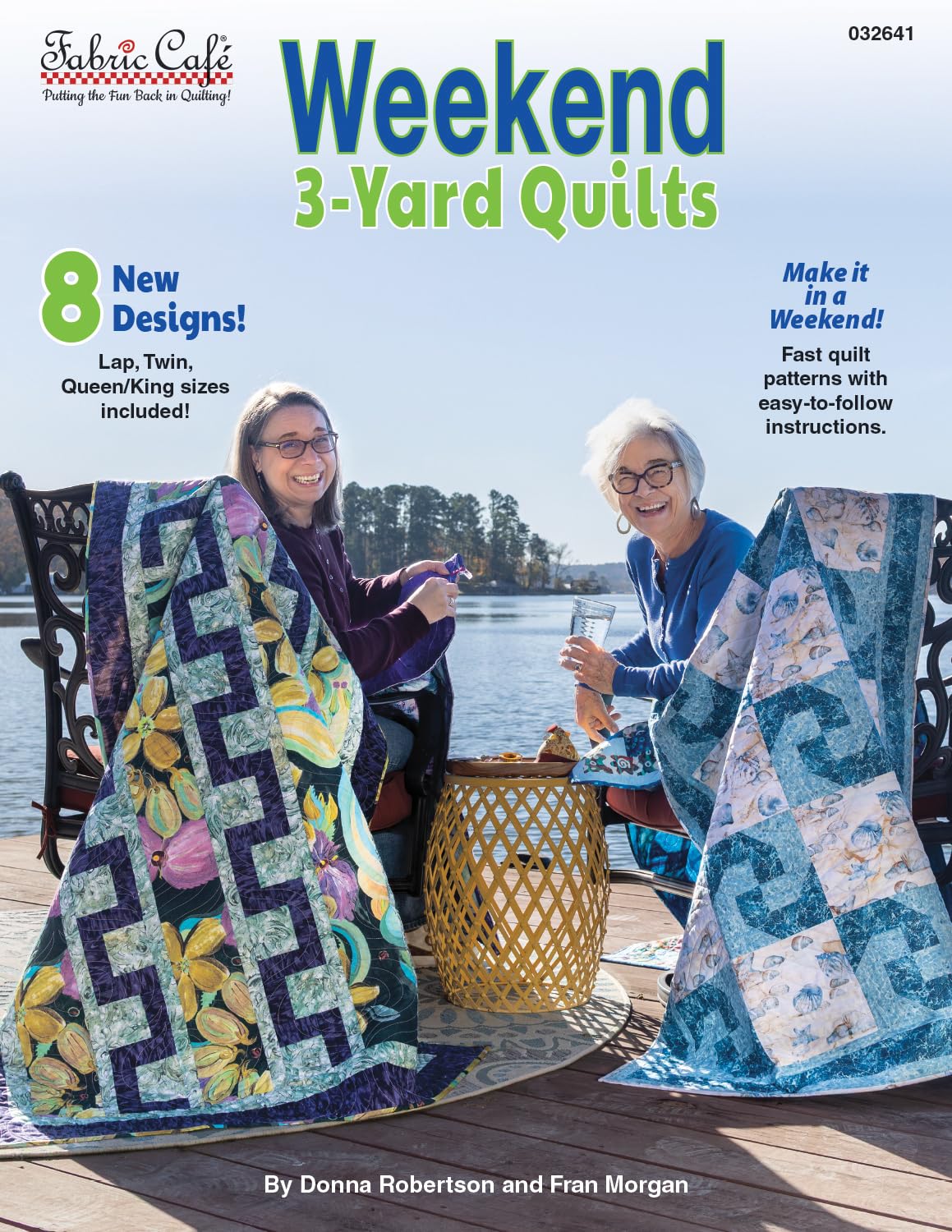 Fabric Café Weekend 3-Yard Quilts Book – 8 Fast & Easy Beginner Quilt Patterns | Make a Quilt in a Weekend | Uses Only 3 Yards of Fabric | No Half-Square Triangles | Lap, Twin & Queen/King Sizes