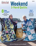 Fabric Café Weekend 3-Yard Quilts Book – 8 Fast & Easy Beginner Quilt Patterns | Make a Quilt in a Weekend | Uses Only 3 Yards of Fabric | No Half-Square Triangles | Lap, Twin & Queen/King Sizes