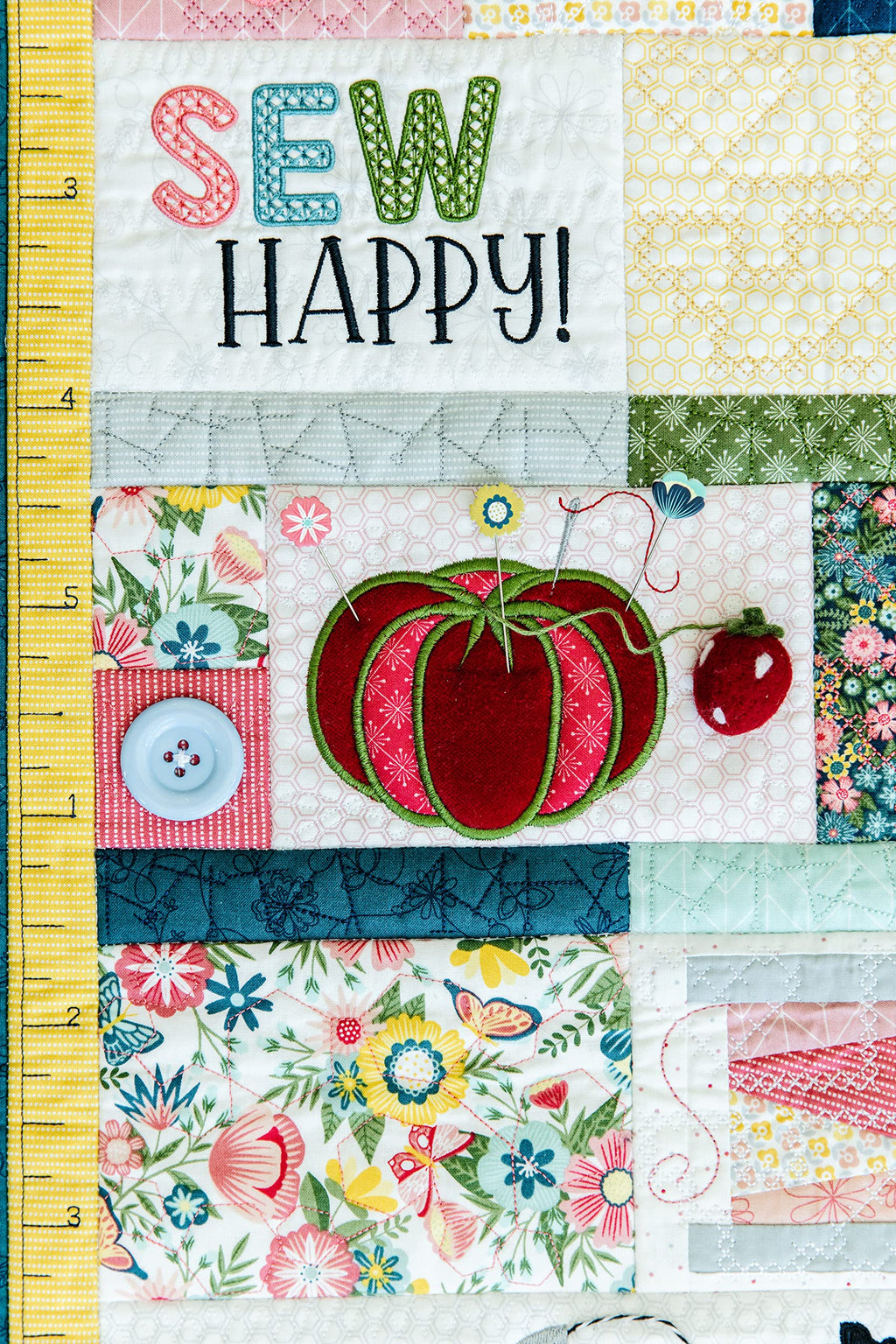 Kimberbell Oh, Sew Delightful Featured Quilt Machine Embroidery Design CD, 8 Bonus Projects: Complete Size 26x38”, Three 12x12” Quilts, 2 Mini Hoops, Easy Step-By-Step Instructions, Made in USA